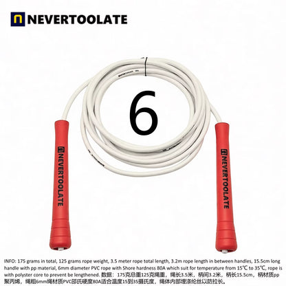 NeverTooLate™ ProSpeed Jump Rope – Lightweight, Durable &amp; Fast