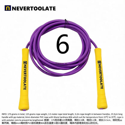 NeverTooLate™ ProSpeed Jump Rope – Lightweight, Durable &amp; Fast