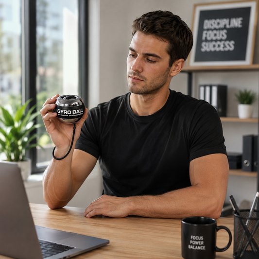 GyroForce™ LED Power Wrist Ball – Light Up Your Strength, Anywhere, Anytime