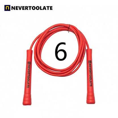NeverTooLate™ ProSpeed Jump Rope – Lightweight, Durable &amp; Fast